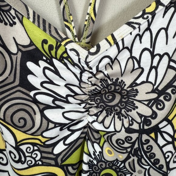 Prana Floral Shelf Bra Traveler's Mini Dress Women Small Athletic Outdoor Active - Picture 7 of 12